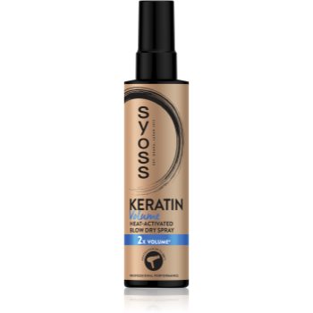 Syoss Keratin Volume spray pentru protecția termică a părului pentru volum maxim - imagine 2